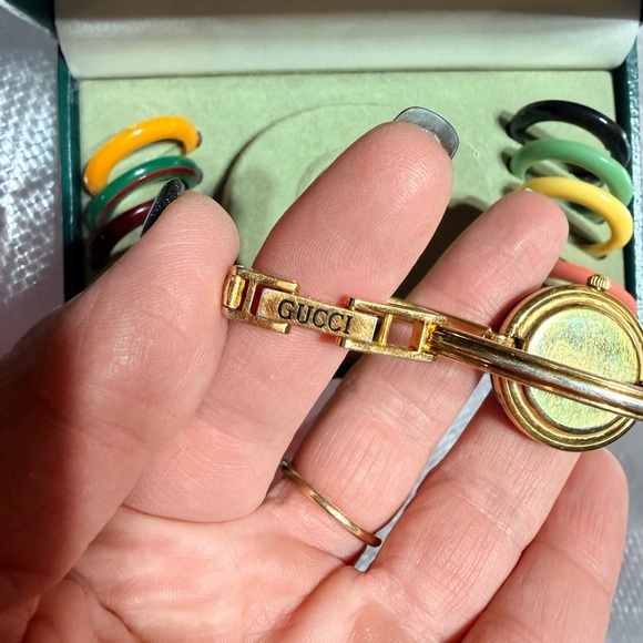 Gucci Gold Watch with Colorful Bezels - Picture 6 of 13